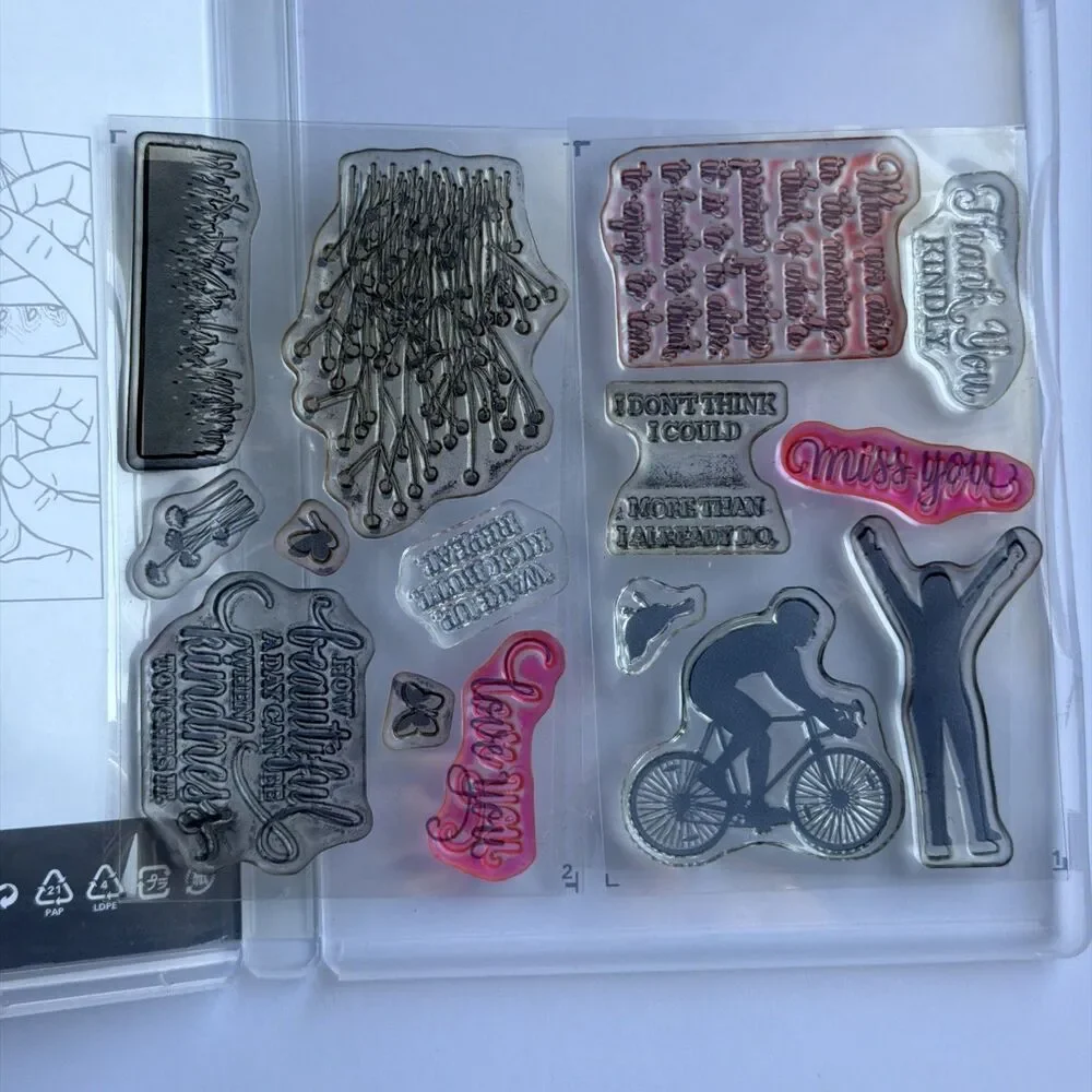Stampin' Up! ENJOY LIFE 148190 Cyclist sentiments victory nature encouragement